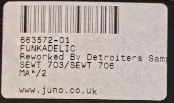 Funkadelic Vs Moodymann : Cosmic Slop (Moodymann Mix) / Let’s Make It Last (Kenny Dixon Jr Edit) (12", W/Lbl, Sta)