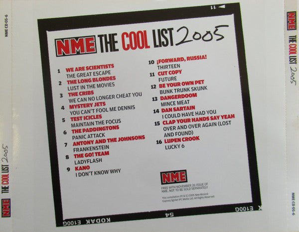 Various : The Cool List 2005 (CD, Comp)