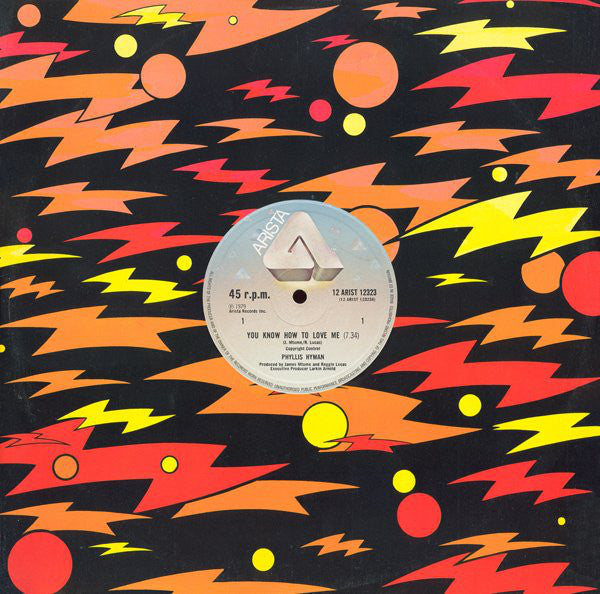 Phyllis Hyman : You Know How To Love Me (12")
