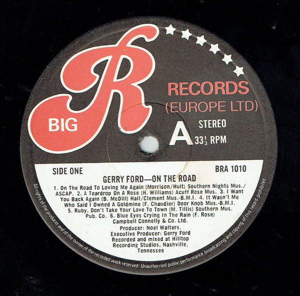 Gerry Ford : On The Road (LP, Album)