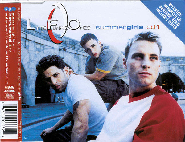 Lyte Funkie Ones : Summer Girls (CD, Single, Enh, CD1)