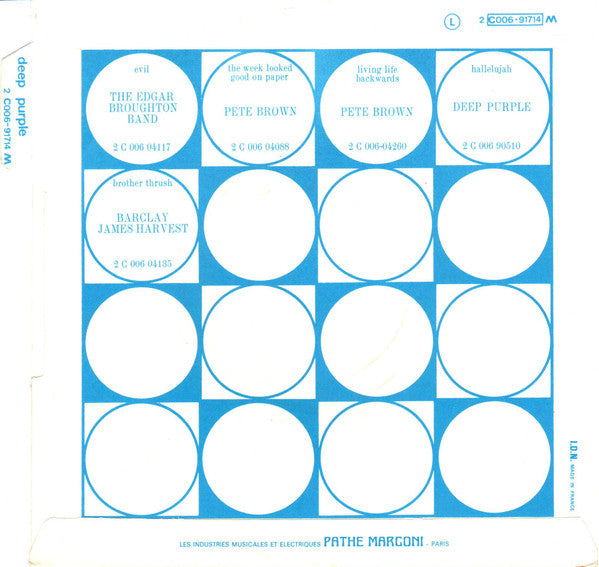 Deep Purple : Black Night (7", Single)