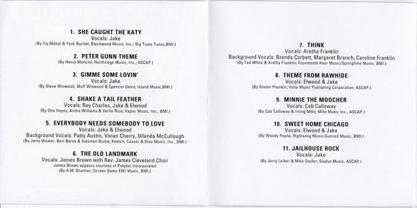 The Blues Brothers : The Blues Brothers (Music From The Soundtrack) (CD, Album, RE, RM)