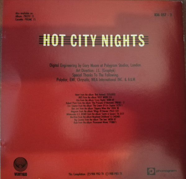 Various : Hot City Nights (CD, Comp)