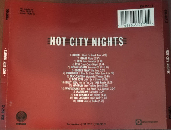 Various : Hot City Nights (CD, Comp)