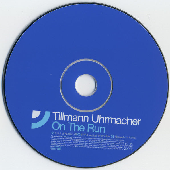 Tillmann Uhrmacher : On The Run (CD, Single)