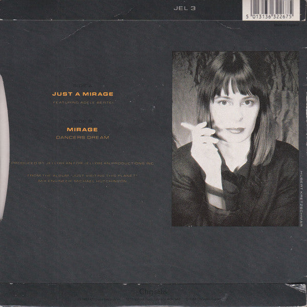 John "Jellybean" Benitez Featuring Adele Bertei : Just A Mirage (7", Single)