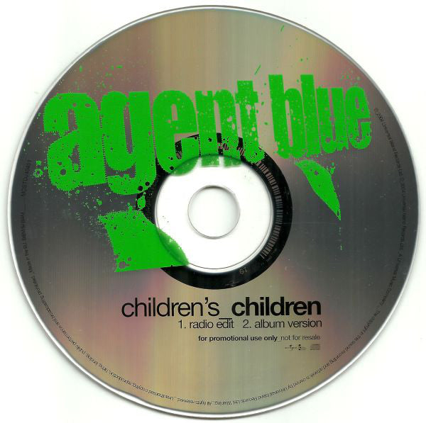 Agent Blue - Childrens Children (CD) (Very Good Plus (VG)) - DaddyPop