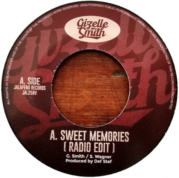 Gizelle Smith : Sweet Memories / S.T.A.Y. (7")