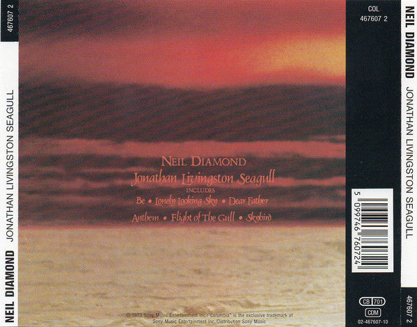 Neil Diamond : Jonathan Livingston Seagull (Original Motion Picture Sound Track) (CD, Album, RE)