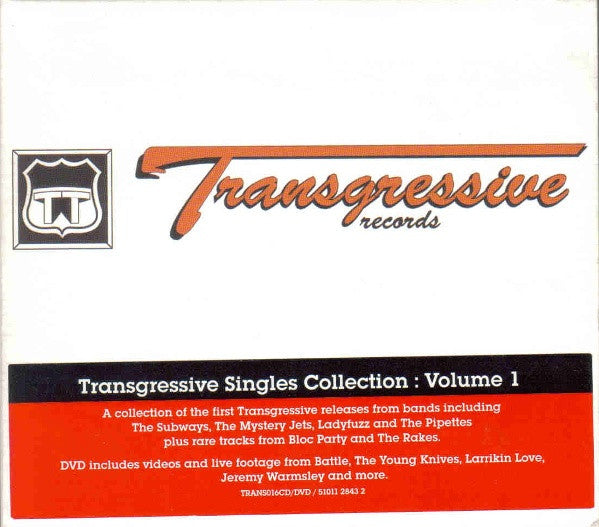 Various : Transgressive Singles Collection: Volume 1 (CD + DVD-V, PAL + Comp, Gat)