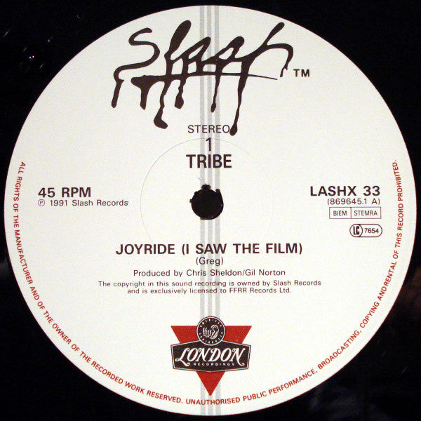 Tribe (6) : Joyride (I Saw The Film) (12", Single)