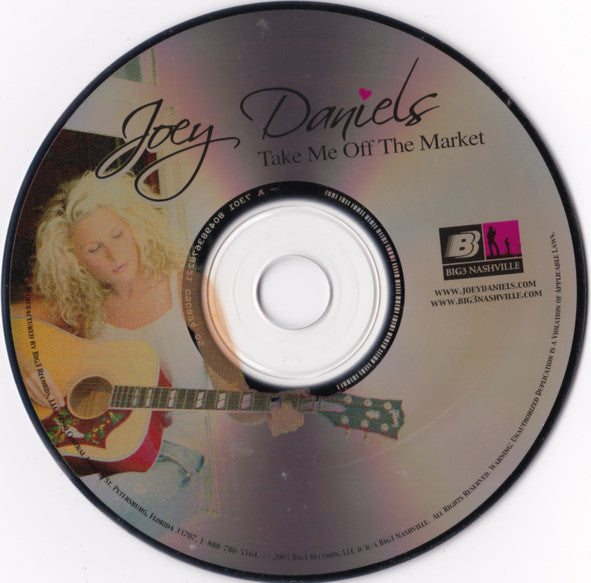 Joey Daniels (2) : Take Me Off The Market (CD, Album)