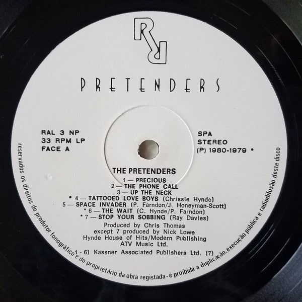 The Pretenders : Pretenders (LP, Album)