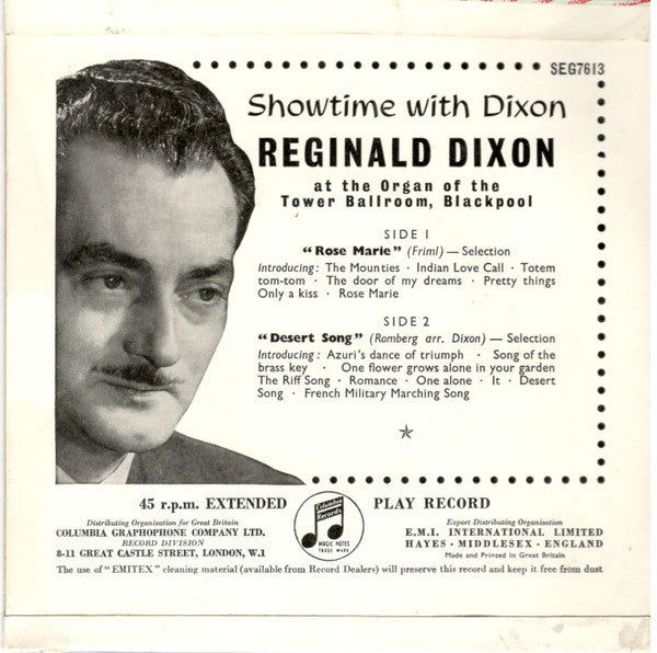 Reginald Dixon : Showtime With Dixon (7", EP)