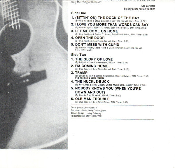 Otis Redding : The Dock Of The Bay (CD, Album, RE, RM, RP)