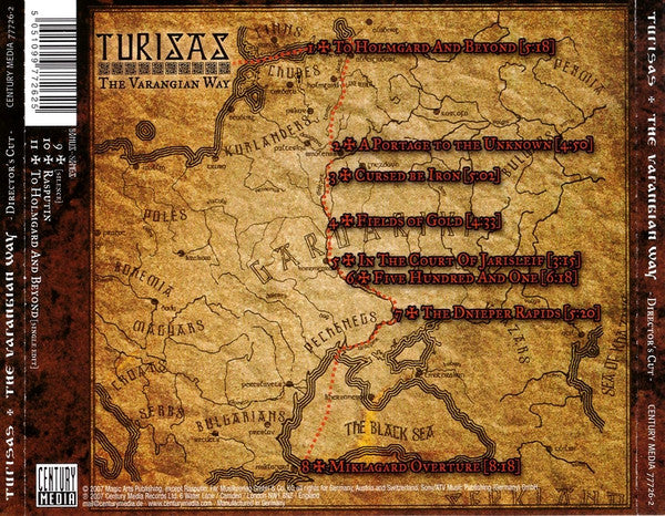 Turisas : The Varangian Way (CD, Album, Dir)