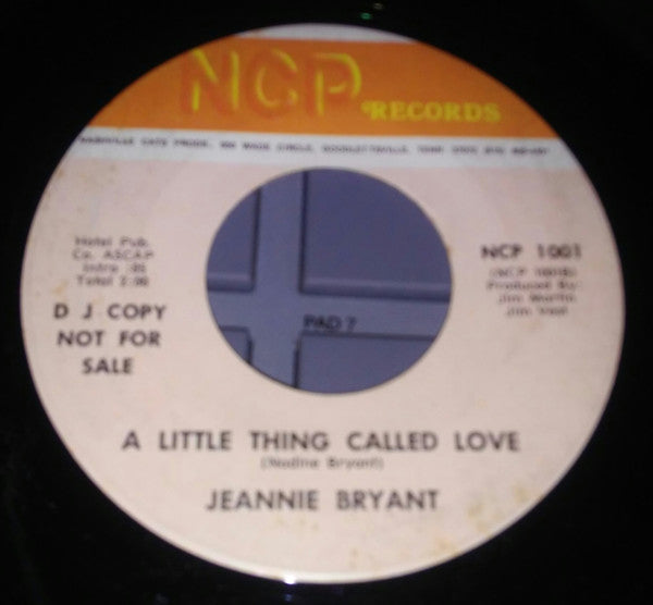 Jeannie Bryant : If This Is Our Last Time / A Little Thing Called Love (7", Single, Promo)