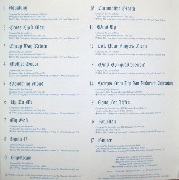 Jethro Tull : Aqualung (CD, Album, RE, RM, RP, Med)