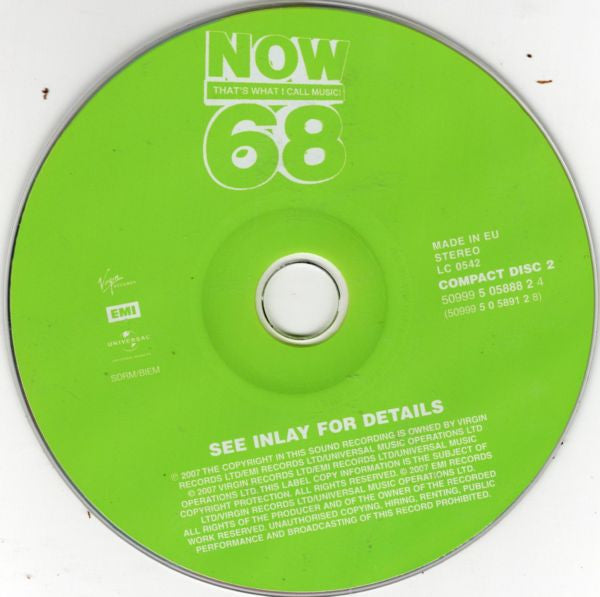 Various : Now That's What I Call Music! 68 (2xCD, Comp)