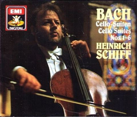 Johann Sebastian Bach - Heinrich Schiff - Cello-Suiten - Cello Suites - Nos. 1-6 (2xCD) (Very Good Plus (VG)) - DaddyPop