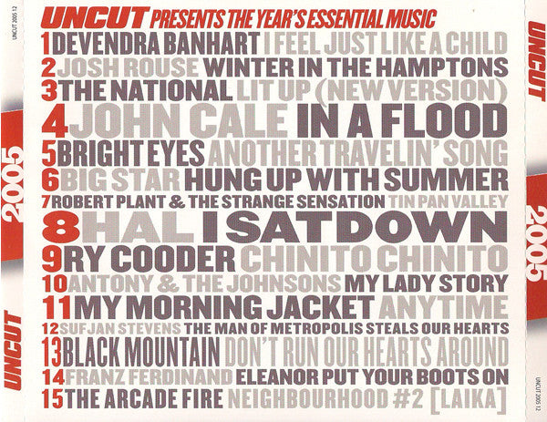 Various : 2005 (Uncut Presents The Year's Essential Music) (CD, Comp)