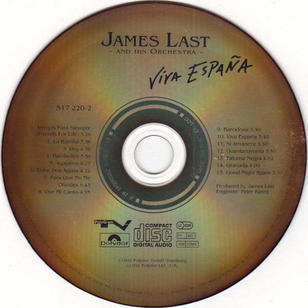 Orchester James Last : Viva España (CD, Album)