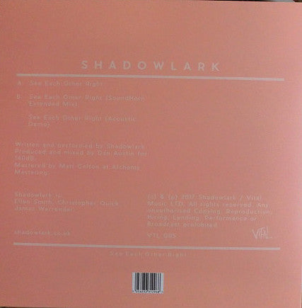 Shadowlark : See Each Other Right (12", Single)