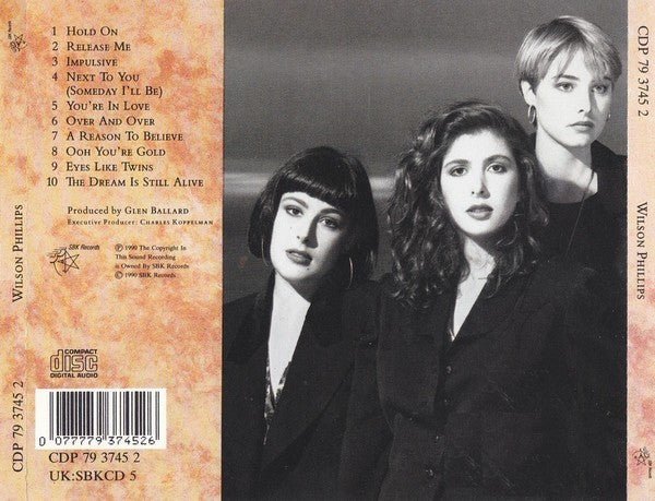 Wilson Phillips : Wilson Phillips (CD, Album)