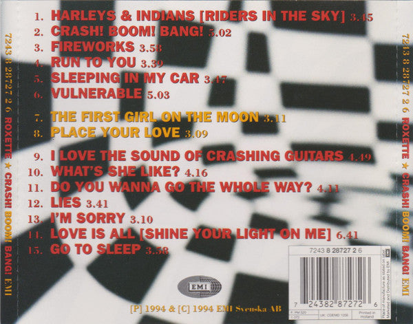Roxette : Crash! Boom! Bang! (CD, Album)