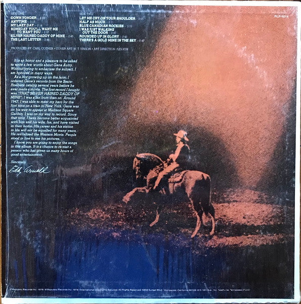 Gene Autry : Live From Madison Square Garden (LP)