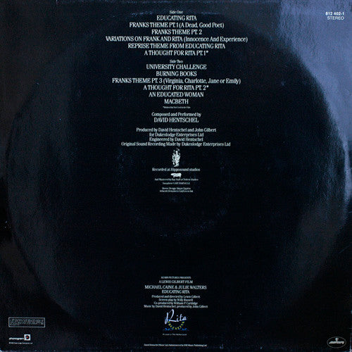 David Hentschel : Educating Rita (LP, Album)