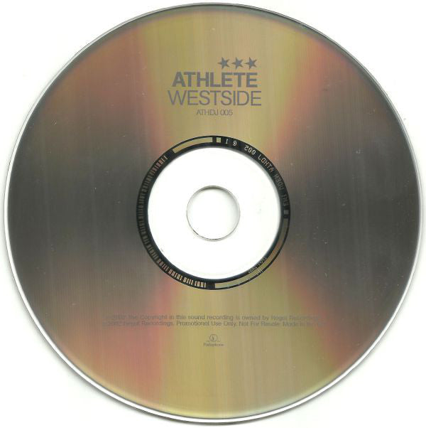 Athlete - Westside (CD) (Very Good Plus (VG)) - DaddyPop