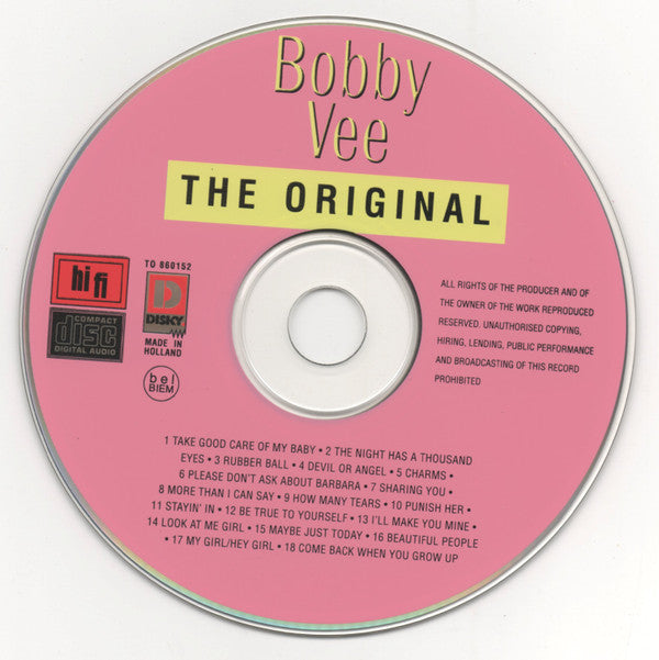 Bobby Vee : The Original (CD, Comp)