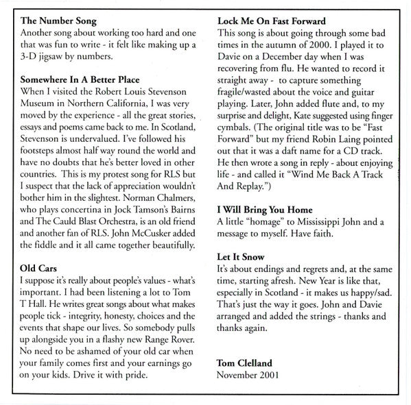 Tom Clelland : Little Stories (CD, Album)