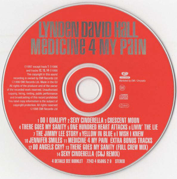 Lynden David Hall : Medicine 4 My Pain (CD, Album)