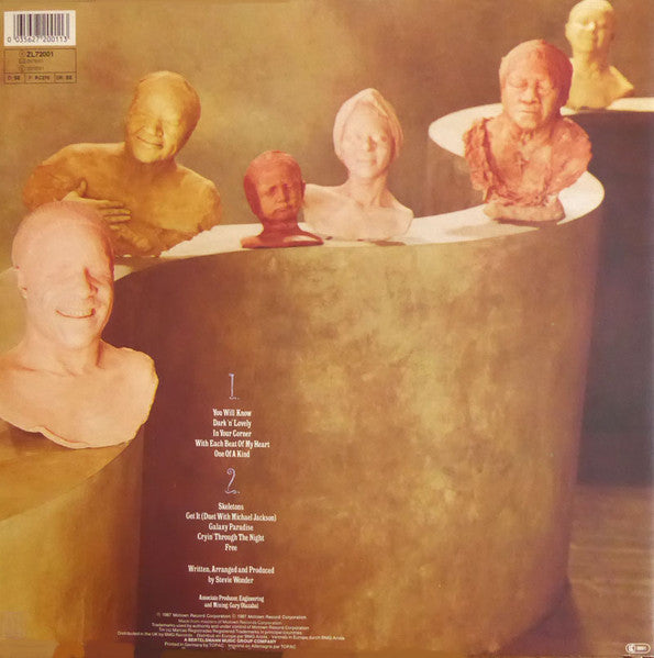 Stevie Wonder : Characters (LP, Album, Gat)