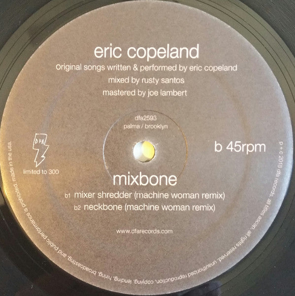 Eric Copeland (2) : Mixbone (2x12", EP, Ltd)