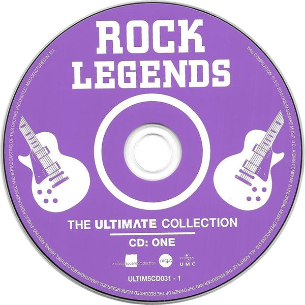 Various : Rock Legends (The Ultimate Collection) (5xCD, Comp)