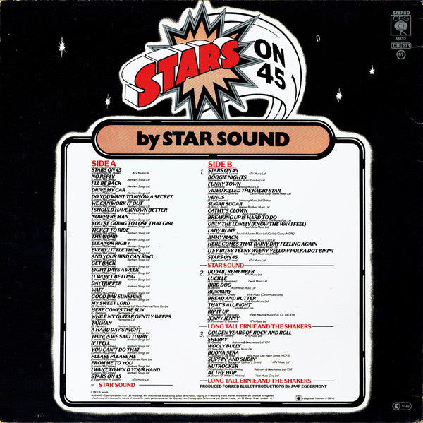 Stars On 45 : Stars On 45 - The Album (LP, Album)
