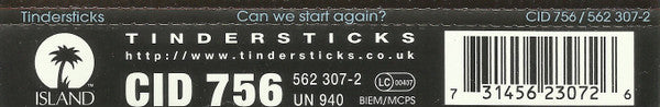 Tindersticks : Can We Start Again? (CD, Single, CD1)