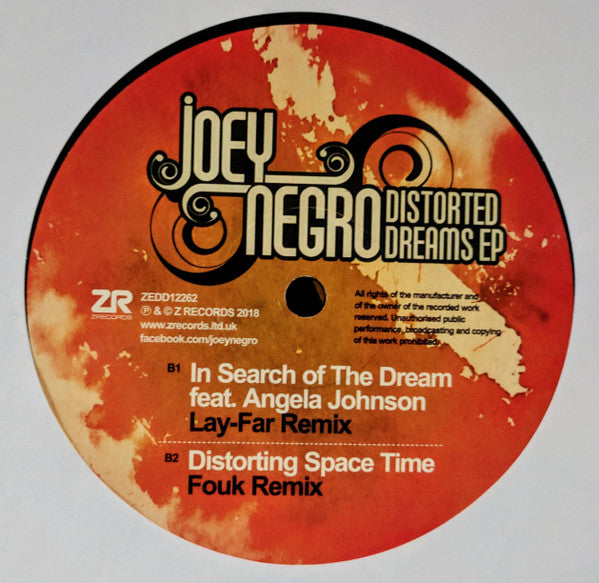 Joey Negro : Distorted Dreams EP (12", EP, Smplr)