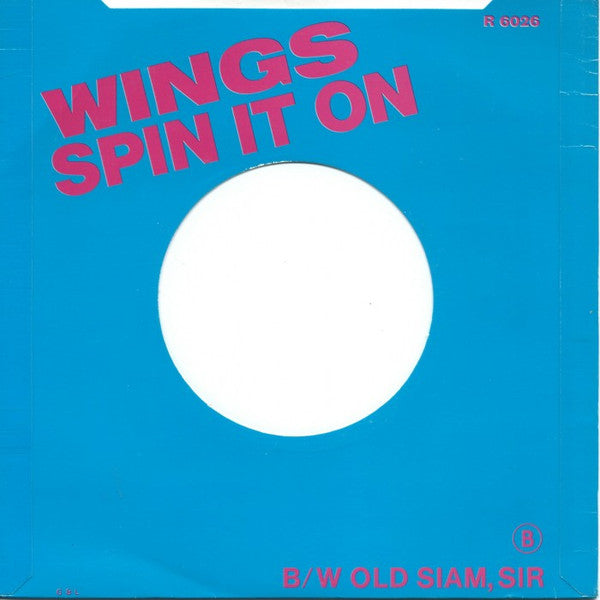 Wings (2) : Old Siam, Sir (7", Single)