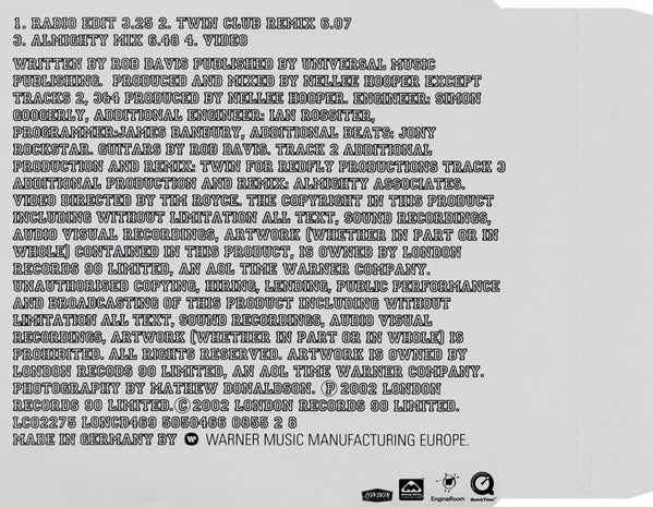 Holly Valance : Down Boy (CD, Single, Enh, CD1)