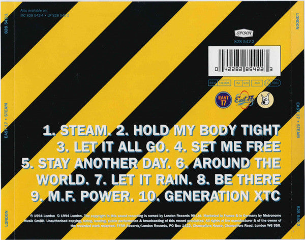East 17 : Steam (CD, Album)