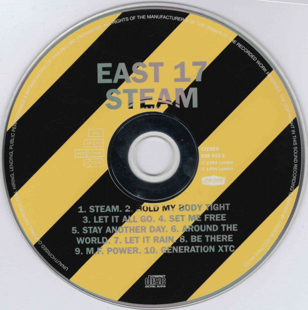East 17 : Steam (CD, Album)