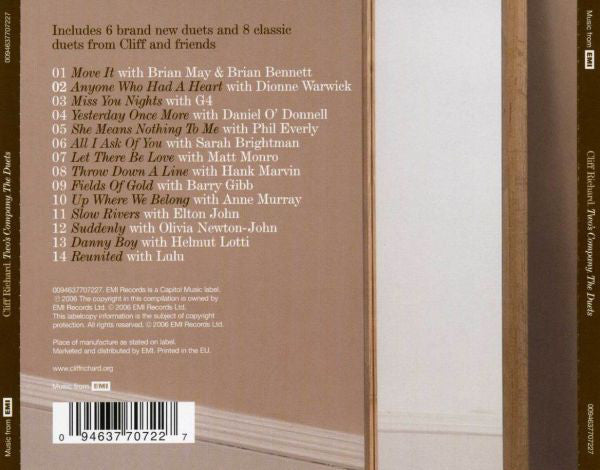 Cliff Richard : Two's Company (The Duets) (CD, Album)