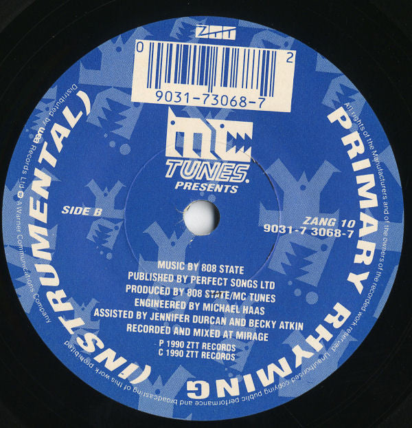 MC Tunes : Primary Rhyming (7", Single)