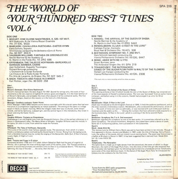 Various : The World Of Your Hundred Best Tunes Vol. 6 (LP, Comp, Lab)