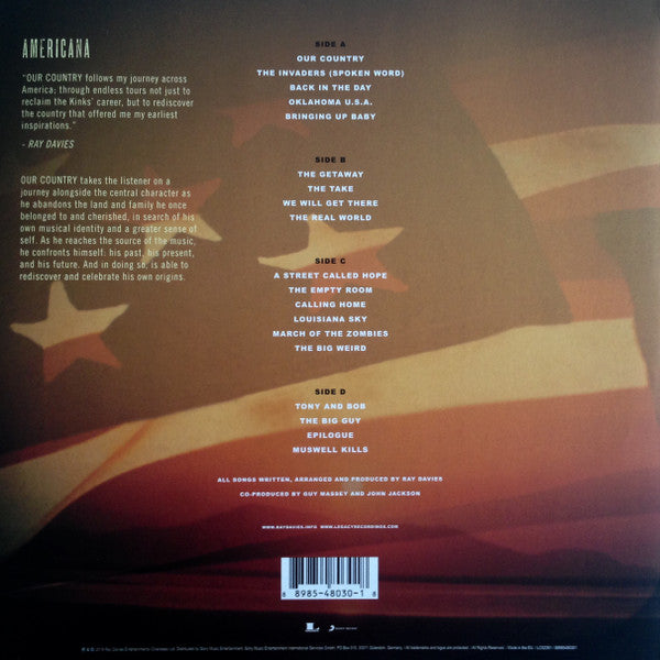Ray Davies : Our Country: Americana Act II (2xLP, Album)